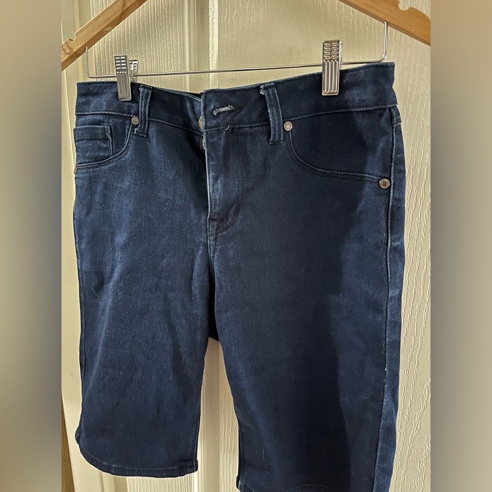1822 Denim Dark Blue Jean Shorts
